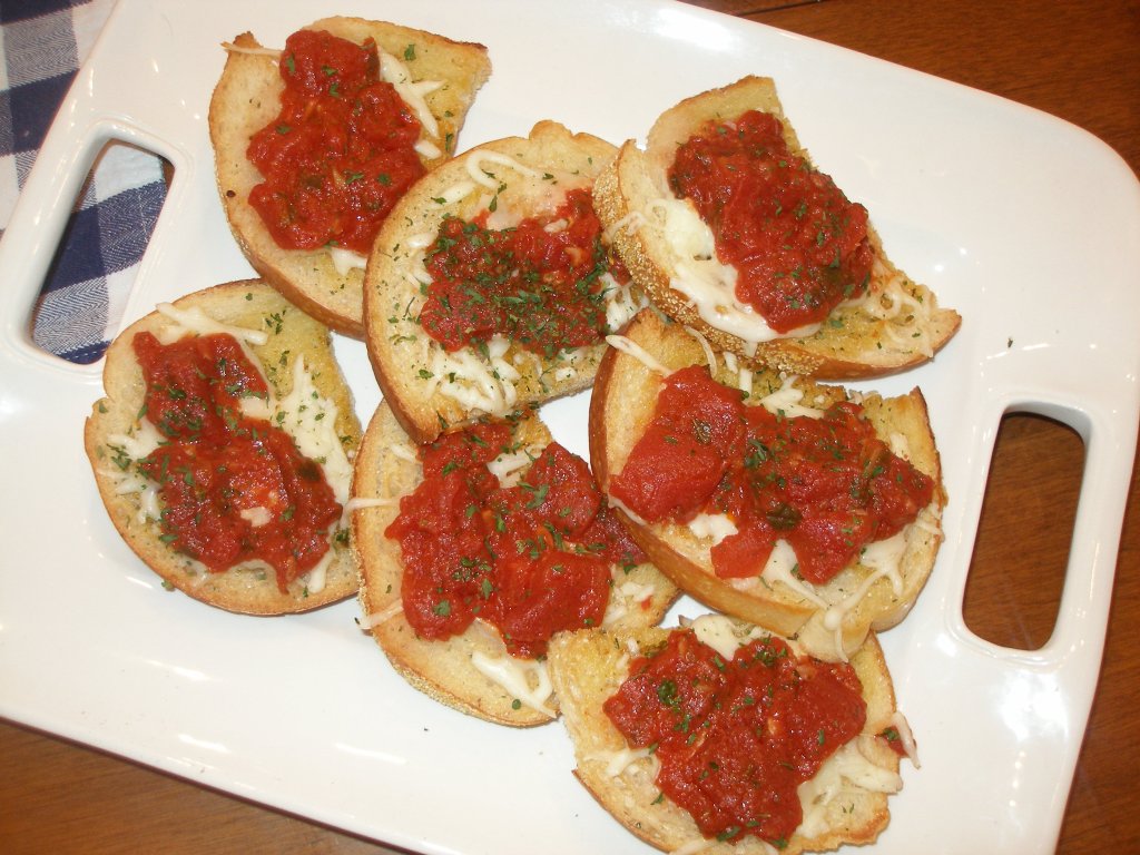 tomato cheese bruschetta